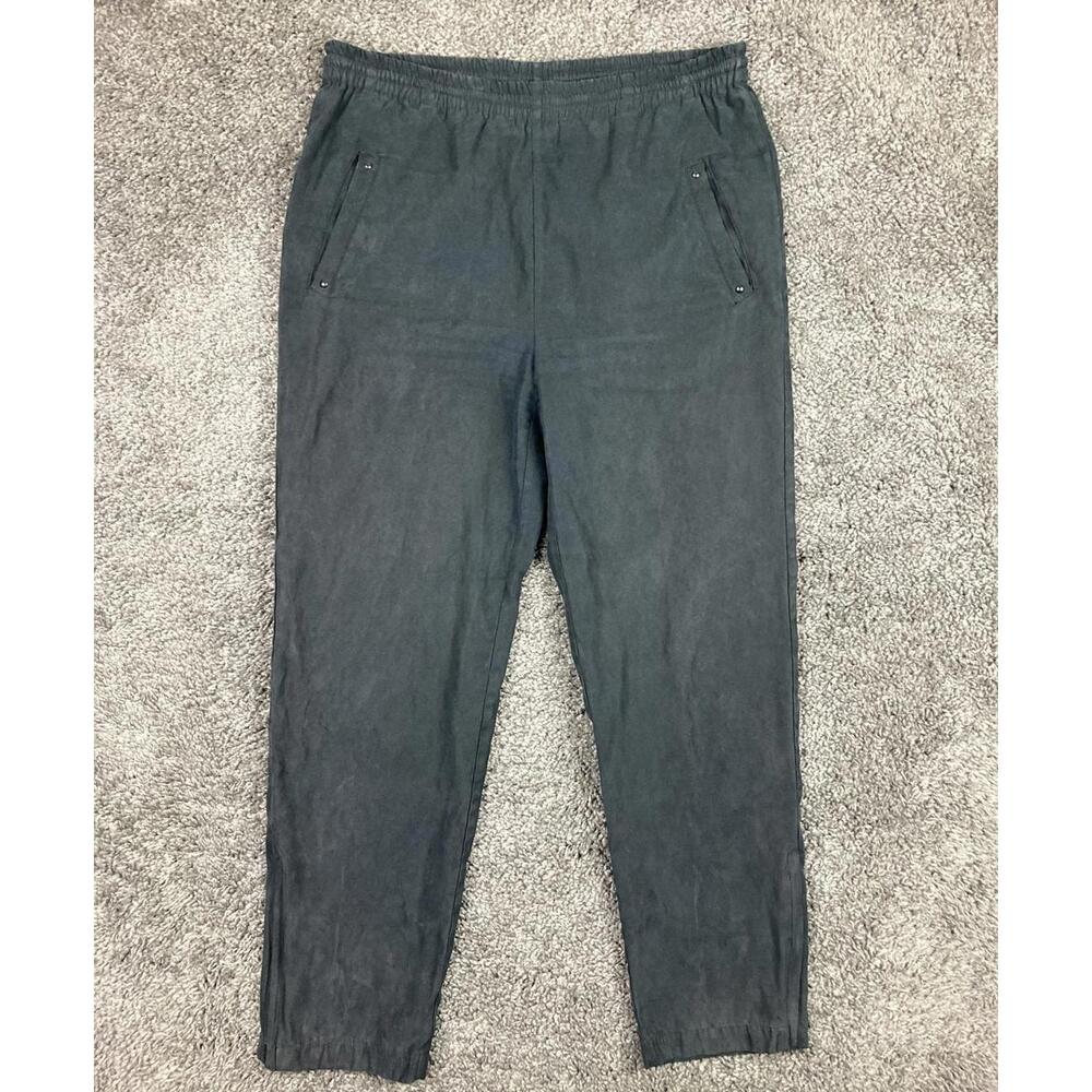 Jamie Sadock Lined Golf Pants Womens Size M Black Ankle Zip Vents